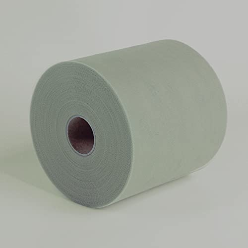 ICOSHOW Tulle Fabric Roll  6  by 200 Yards (600FT) Tulle Organza Fabric Spool for DIY Tutu Skirt Baby Shower Decor Wedding Backdrop Crafts Birthday Party Supplies (Sliver) - Image 2